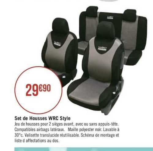 set de housses wrc style