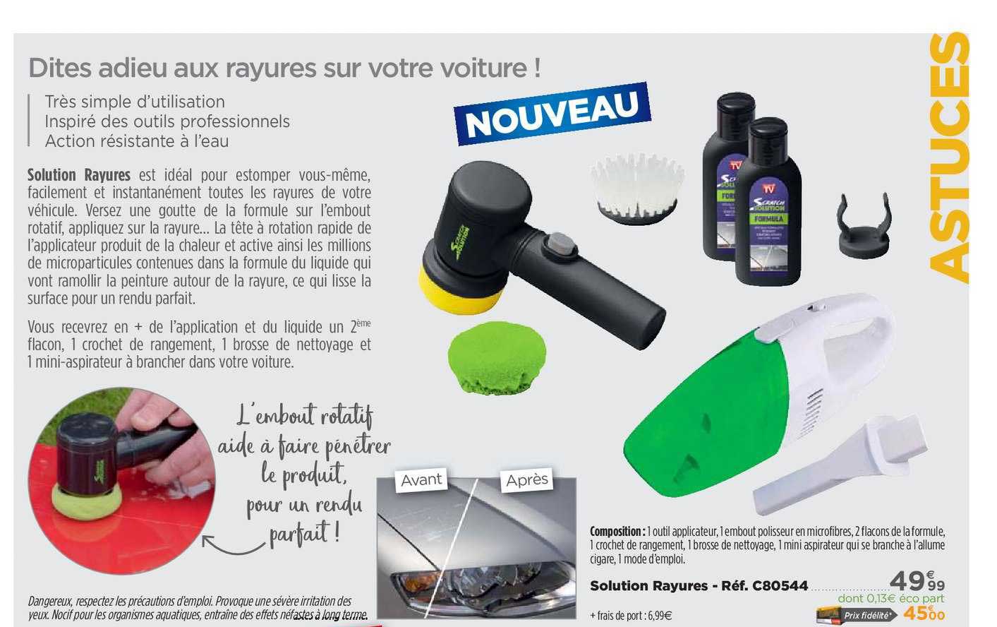 solution rayures