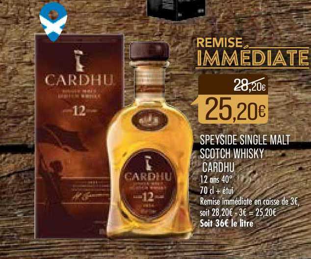 speyside single malt scotch whisky cardhu