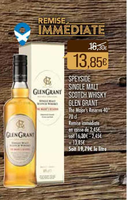 speyside single malt scotch whisky glen grant