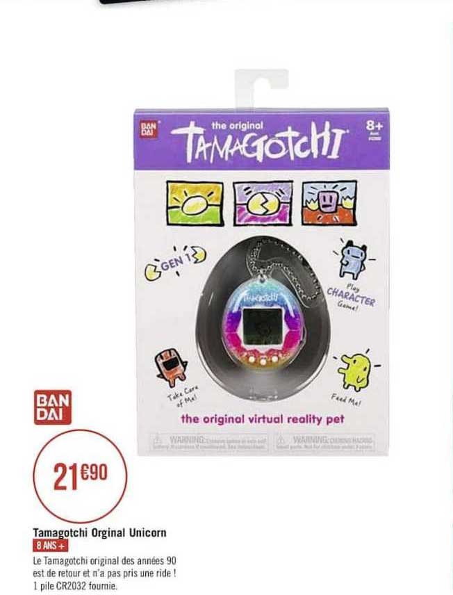 tamagotchi original unicorn ban dai