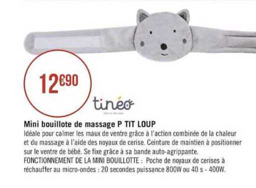 tinéo mini bouillote de massage p tit lour