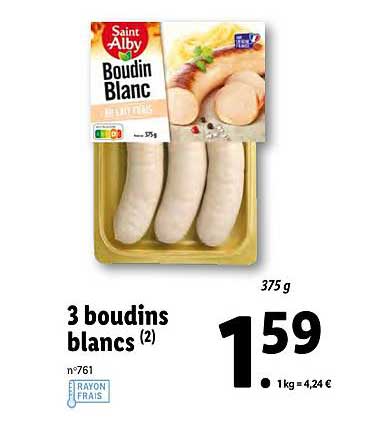 3 boudins blancs saint alby