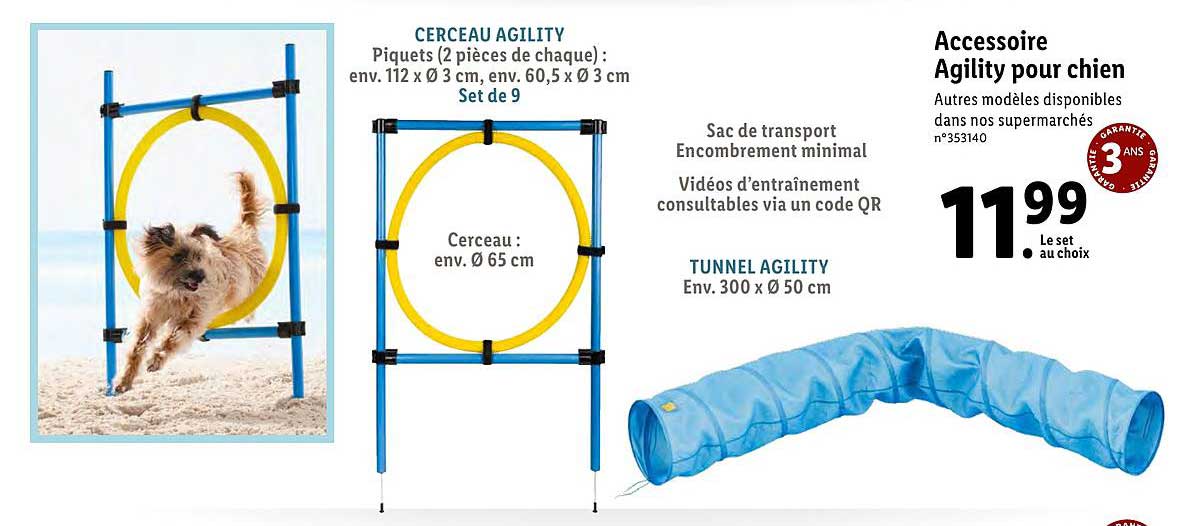 accessoire agility pour chien