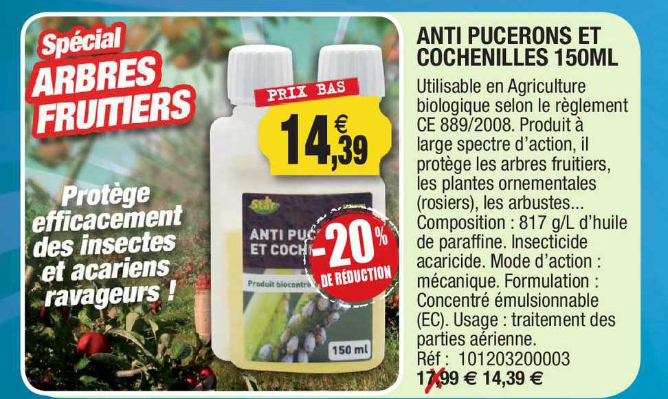 anti pucerons et cochenilles 150ml