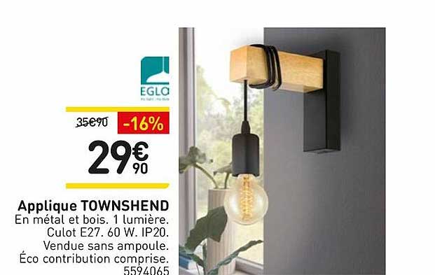 applique townshend eglo