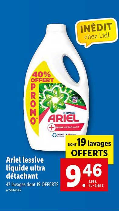 Ariel Lessive Liquide Ultra Détachant