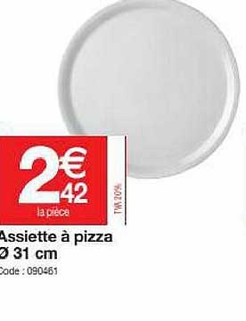 Assiette à Pizza ø31 Cm