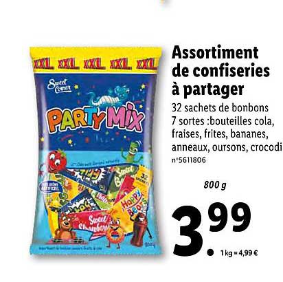 Assortiment De Confiseries à Partager