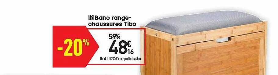 banc range-chaussures tibo