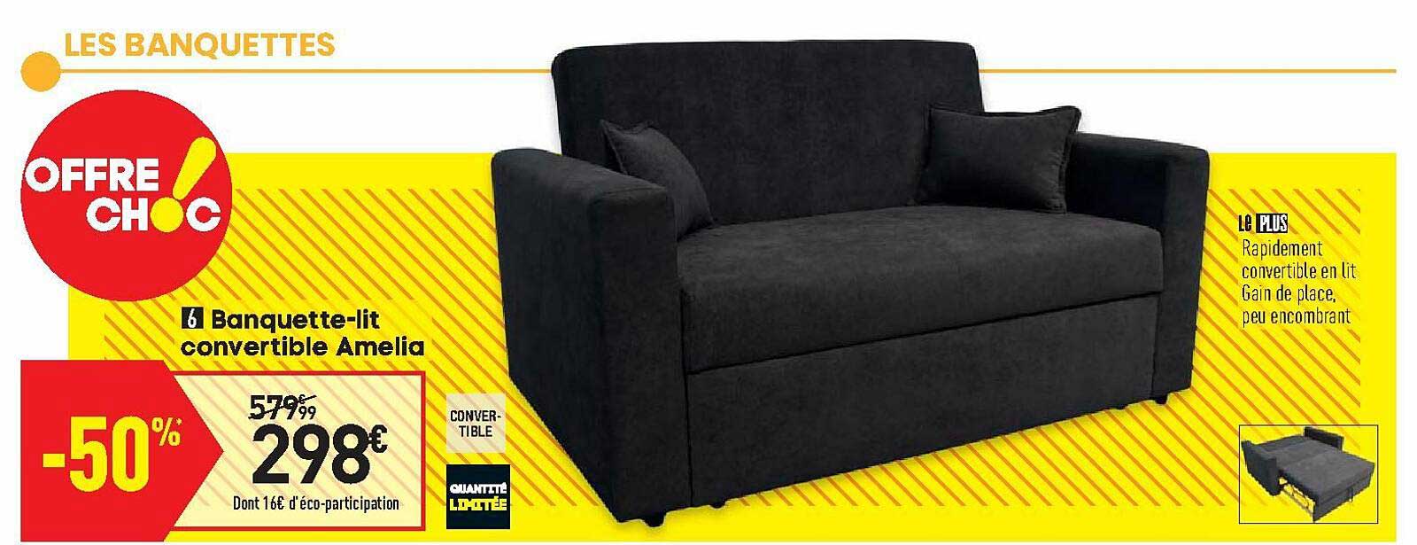 banquette-lit convertible amelia