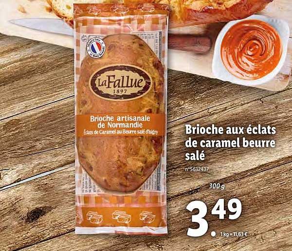Brioche Aux éclats De Caramel Beurre Salé La Fallue