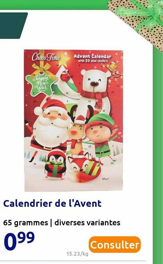 calendrier de l'avent