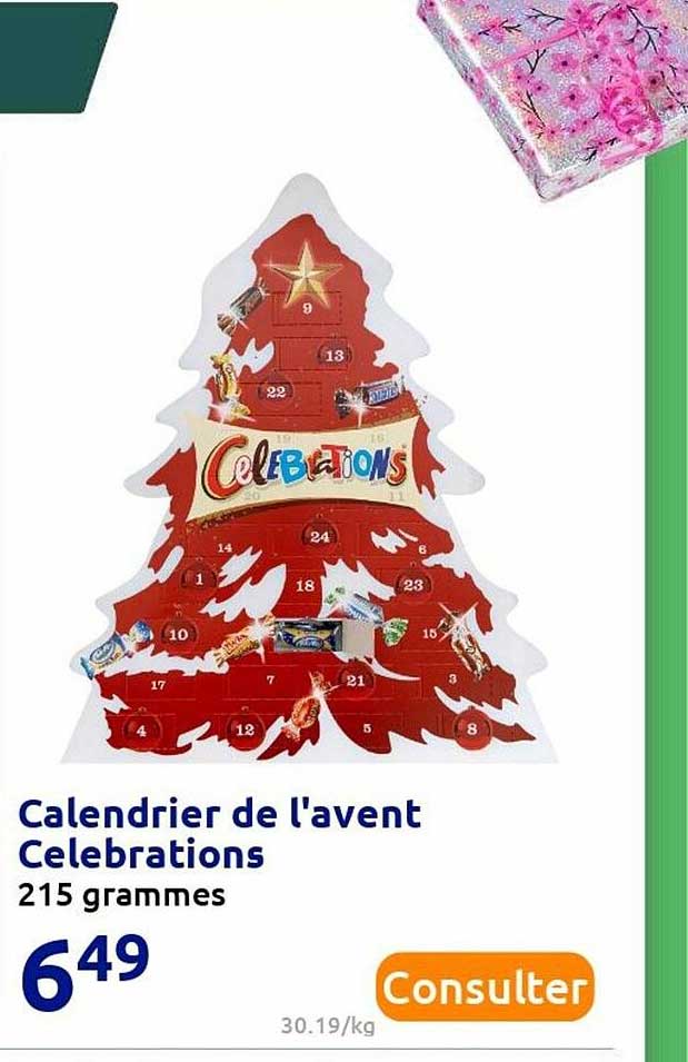 calendrier de l'avent célébrations