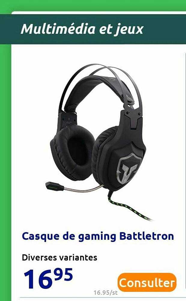 Casque De Gaming Battletron