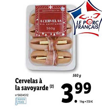 cervelas à la savoyarde