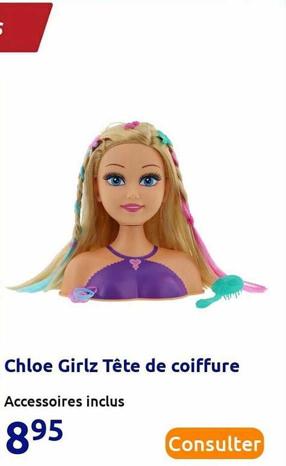chloé girlz tête de coiffure