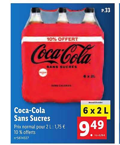 coca-cola sans sucres