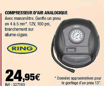 compresseur d'air analogique ring