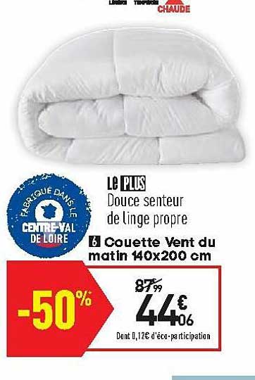 couette vent du matin 140x200 cm