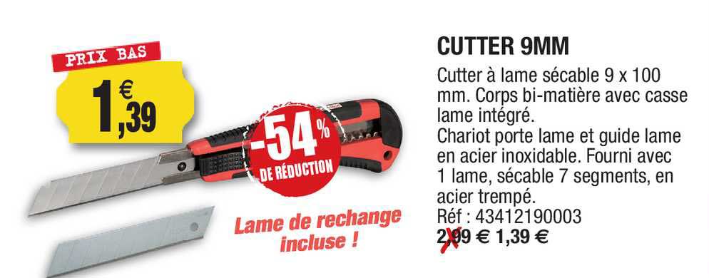 Cutter 9mm