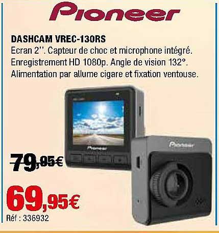 dashcam vrec-130rs pioneer