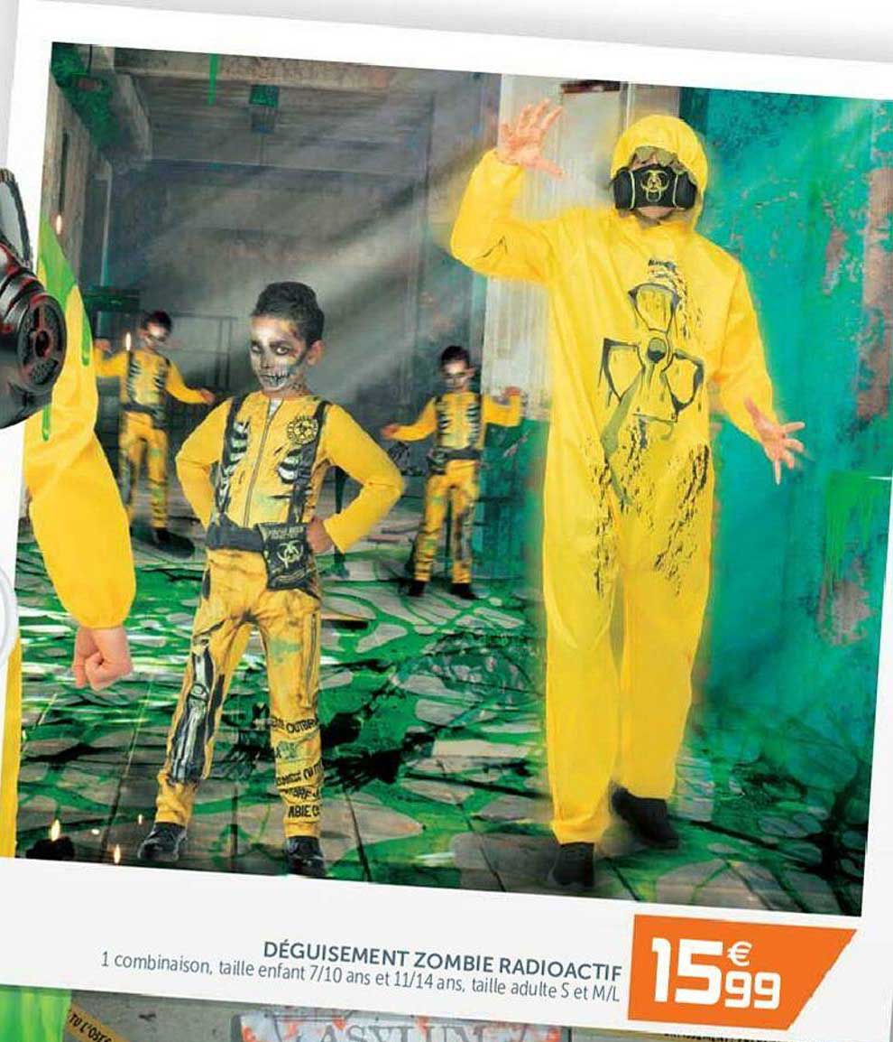 Déguisement Zombie Radioactif