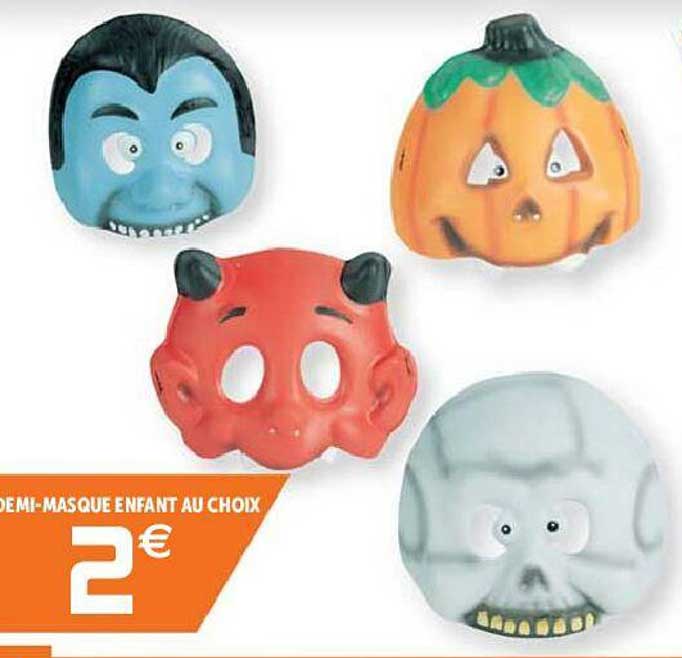 demi-masque infant au choix