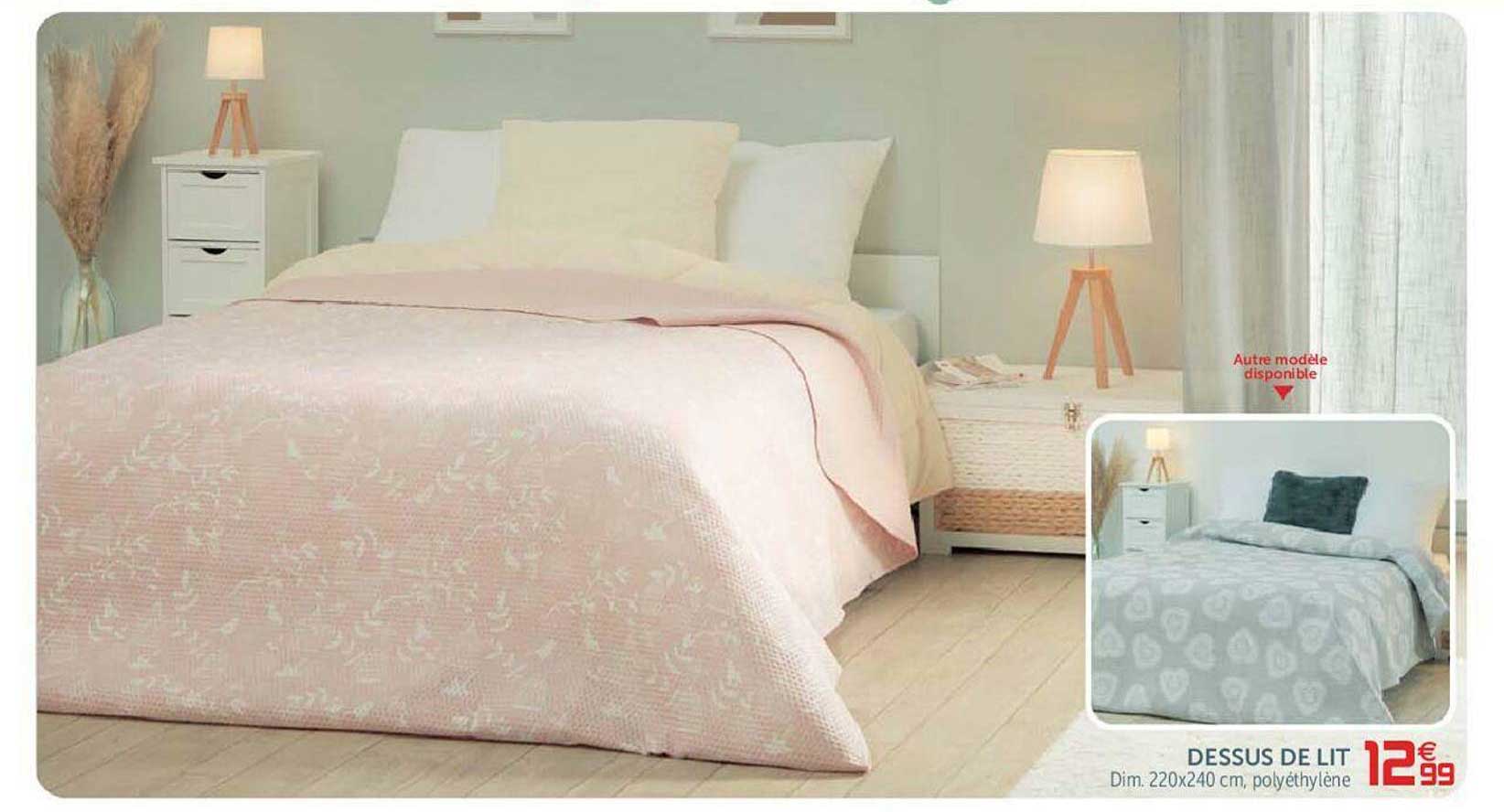 dessus de lit