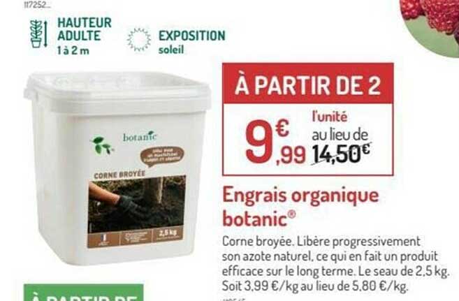 engrais organique botanic®