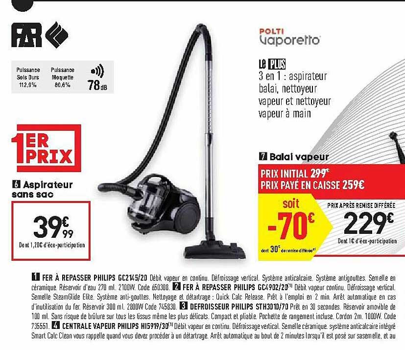 Far Aspirateur Sans Sac