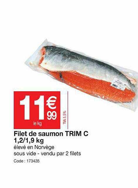 filet de saumon trim C