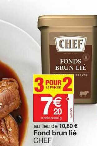 fond brun lié chef