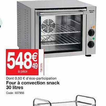 Four à Convection Snack 30 Litres