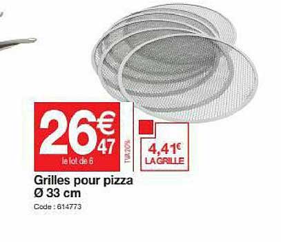 Grilles Pour Pizza ø33 Cm