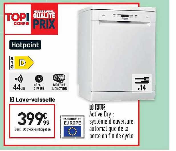 hotpoint lave-vaisselle