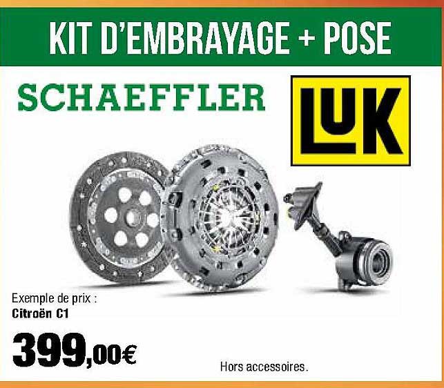 kit d'embrayage + pose