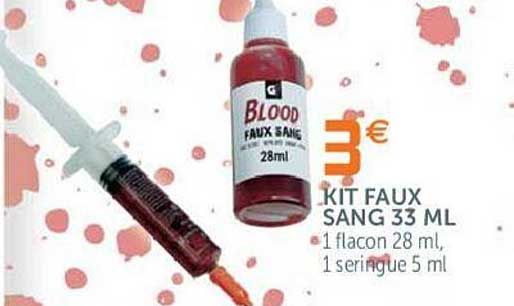 kit faux sang 33 ml