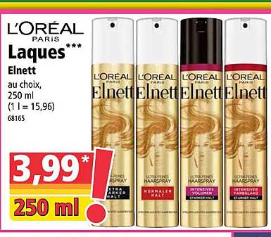 Laques Elnett L'oréal Paris