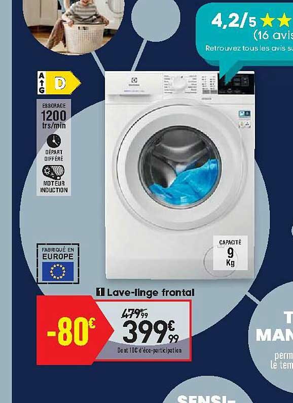lave-linge frontal