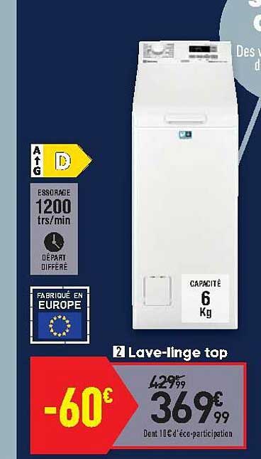 lave-linge top