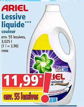 Lessive Liquide Couleur Ariel