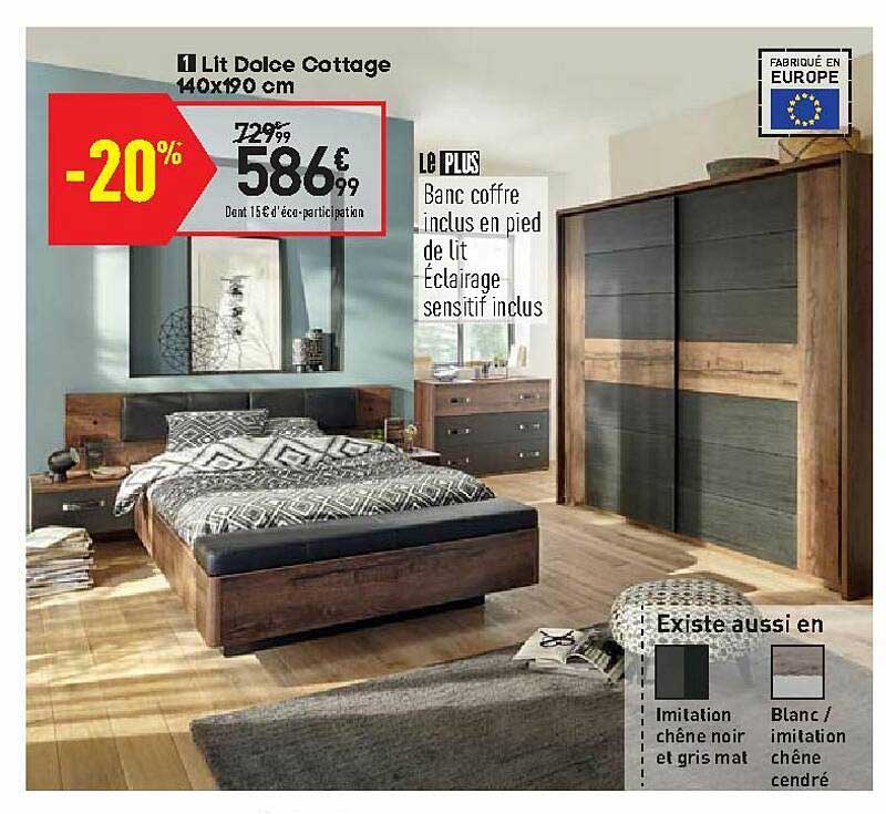 Lit Dolce Cottage 140x190 Cm