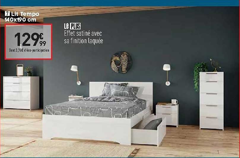 lit tempo 140x190 cm