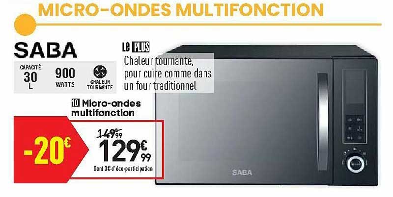 Micro-ondes Monofonction Saba