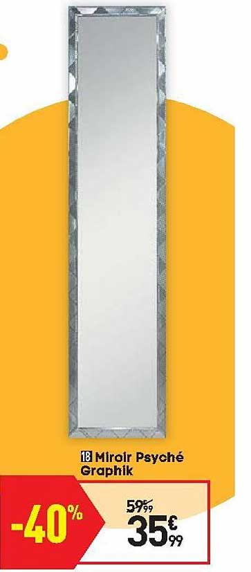 miroir psyché graphik
