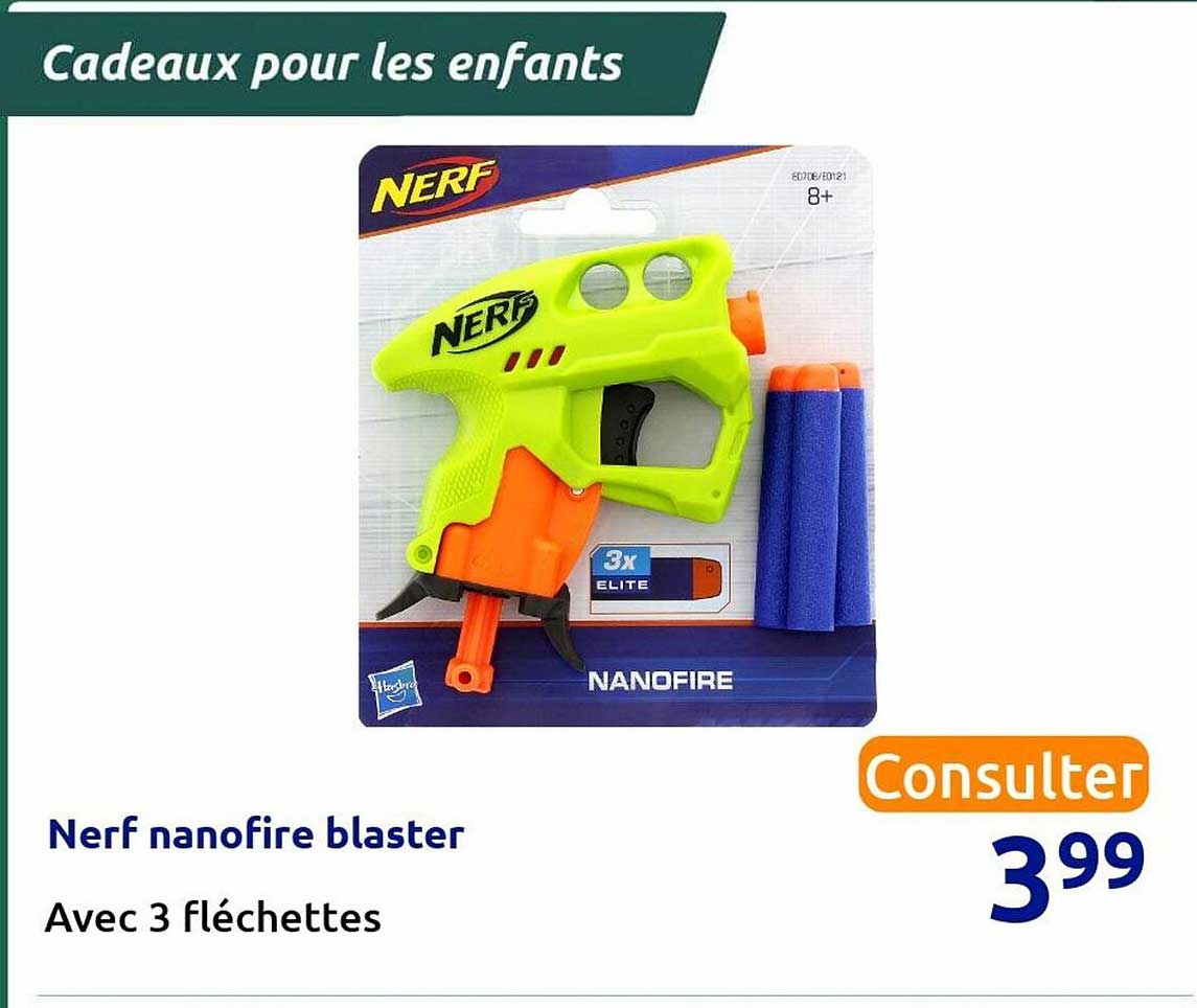 nerf nanofire blaster