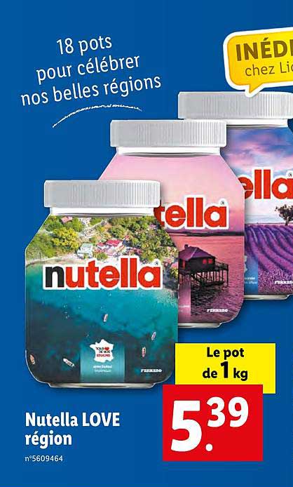 nutella love région