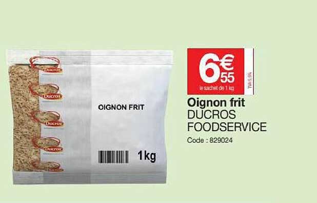 oignon frit ducros foodservice