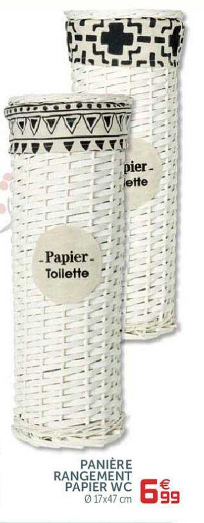 Panière Rangement Papier Wc